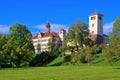 Waldenburg palace Royalty Free Stock Photo