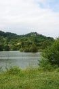 Waldhaeuser lake in Pluederhausen village, Baden Wuerttemberg