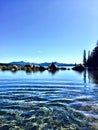 Waldo Lake In Oregon Royalty Free Stock Photo