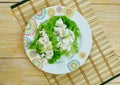 Waldorf Salad Cups Royalty Free Stock Photo