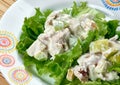 Waldorf Salad Cups Royalty Free Stock Photo