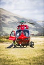 The Wales Air Ambulance helicopter