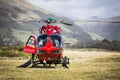 The Wales Air Ambulance helicopter