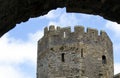 Wales, Caernarfon. The historic castle.