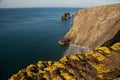 Wales coast path, Trefor. Royalty Free Stock Photo