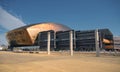 The Wales Millennium Centre / Canolfan Mileniwm Cymru in Cardiff Bay, Cardiff, Wales, UK Royalty Free Stock Photo