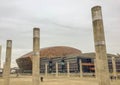 Wales Millennium Centre and Roald Dahl Plass Royalty Free Stock Photo