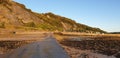 Wales, United Kingdom, Porthcawl pontoon in the morning