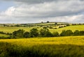 Walesby, Lincolnshire, UK, July 2017, View of landscape near Walesby in the Lincolnshire Wolds Royalty Free Stock Photo