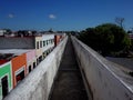 A walk along the ancient fortifications of Campeche in Mexico