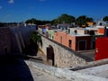 A walk along the ancient fortifications of Campeche in Mexico