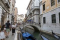 Walk along the streets and canals of Venice Royalty Free Stock Photo