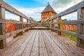 Walk along the wall of the Novgorod Kremlin, Fedorovskaya tower, Veliky Novgorod