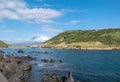 Walk on the Azores archipelago. Discovery of the island of Faial, Azores. Portugal Royalty Free Stock Photo