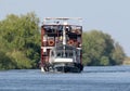 Walk boat for tourists and birdwatchers