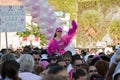 Walk for Breast Cancer cure.