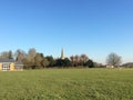 Walk through the countryside passing sheep and church steeples