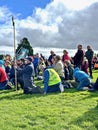 Walk The Cross 2023, Clonmacnoise, Co. Offaly, Ireland Royalty Free Stock Photo