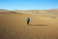 Walk in desert