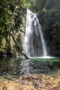 Walk and discover the prego salto waterfall on the island of sao miguel, azores