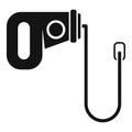 Walk dog leash icon simple vector. Collar pet Royalty Free Stock Photo