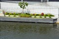 The walk of Egypt's people Cairo development project along Nile Corniche removing encroachments on the river on two levels