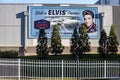 Walk in Elvis` Footsteps billboard at Graceland