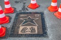 Walk of fame with Benedict Cumberbatch plate