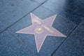 : Walk of fame star of John Uhler `Jack` Lemmon III