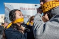 Walk for Freedom annual international event Royalty Free Stock Photo