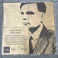 Walk of Gay, the Rainbow Honor Walk, Alan Turing. Royalty Free Stock Photo