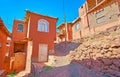 Walk the hilly streets of Abyaneh Royalty Free Stock Photo