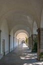 The walk in the historic bath house Sprudelhof, Bad Nauheim, Hesse, Germany Royalty Free Stock Photo