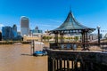 Walk at London Bridge Pier from the south bank of thamse river Royalty Free Stock Photo