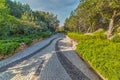 Walk path in Porto Rotondo Royalty Free Stock Photo