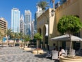 The Walk Promenade in Dubai Marina Royalty Free Stock Photo