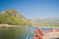 Walk on the river Dalyan, Turkey Royalty Free Stock Photo