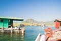 Walk on the river Dalyan, Turkey Royalty Free Stock Photo