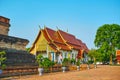 Explore buildings of Wat Chedi Luang, Chiang Mai, Thailand