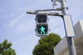 Walk sign in Japan Royalty Free Stock Photo