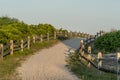 Walk to the Beach in Stone Harbor, New Jersey Royalty Free Stock Photo