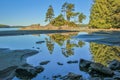 On the beach of Tofino, Vancouver Island, Canada Royalty Free Stock Photo