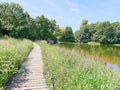 Walk by the waterside of Staunton Harold Reservoir