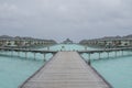 Water bungalows Royalty Free Stock Photo