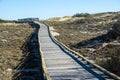 the baord walk on the dunes of parker river national wild life refuge