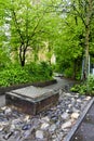 Walk way after the rain Royalty Free Stock Photo