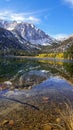 Walker Lake reflecting Mount Lewis