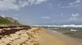 The Walkers Beach in the east-north side of Barbados island