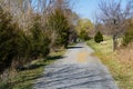 Walkers on the Trail at Greenfield Recreational Park Royalty Free Stock Photo