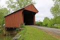 Walkersville covered bridge, 1903 Royalty Free Stock Photo